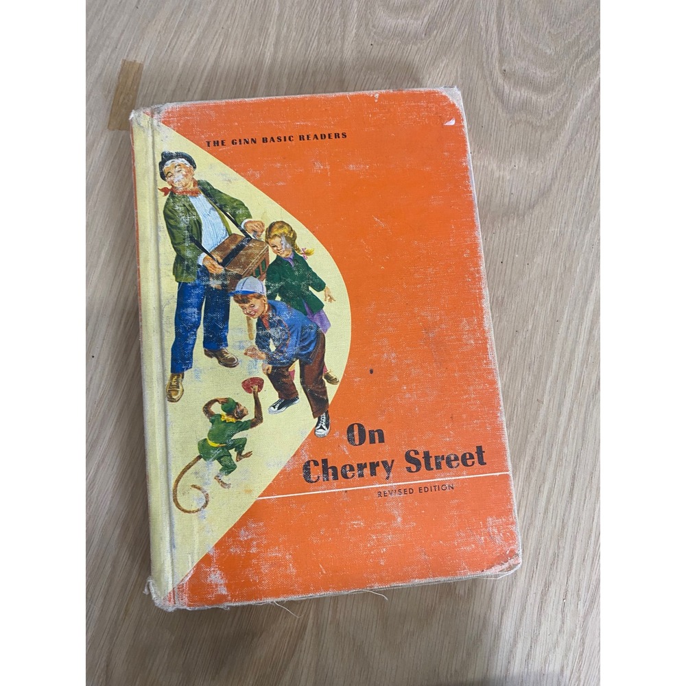 Vintage 1960 On Cherry Street Ginn Basic Readers Hardcover Revised Edition